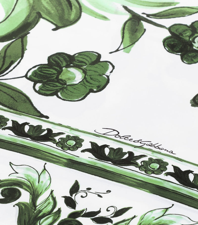 Dolce&Gabbana Casa Cotton Majolica King Fitted Sheet (300cm x 300cm)