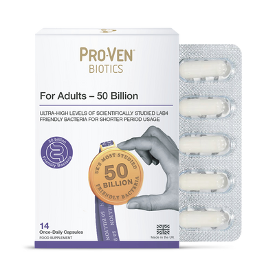 Pro-Ven Biotics Adult Acidophilus & Bifidus Digestive Support 14 Capsules