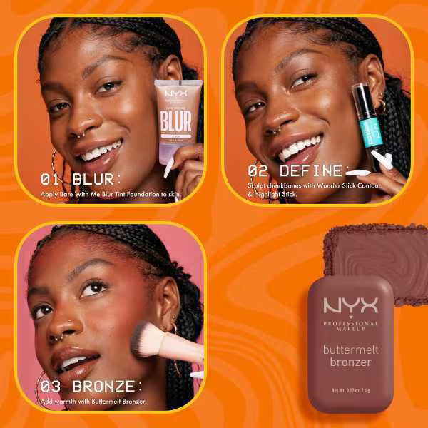 NYX Buttermelt Bronzer Butta Than U powder compact - British product