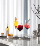 Villeroy & Boch long drink tumblers Rock Blanc 430ml (British brand)