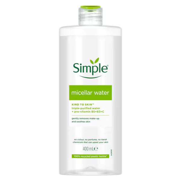Simple micellar cleansing water limited edition 400ml (British brand)