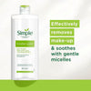 Simple micellar cleansing water limited edition 400ml (British brand)