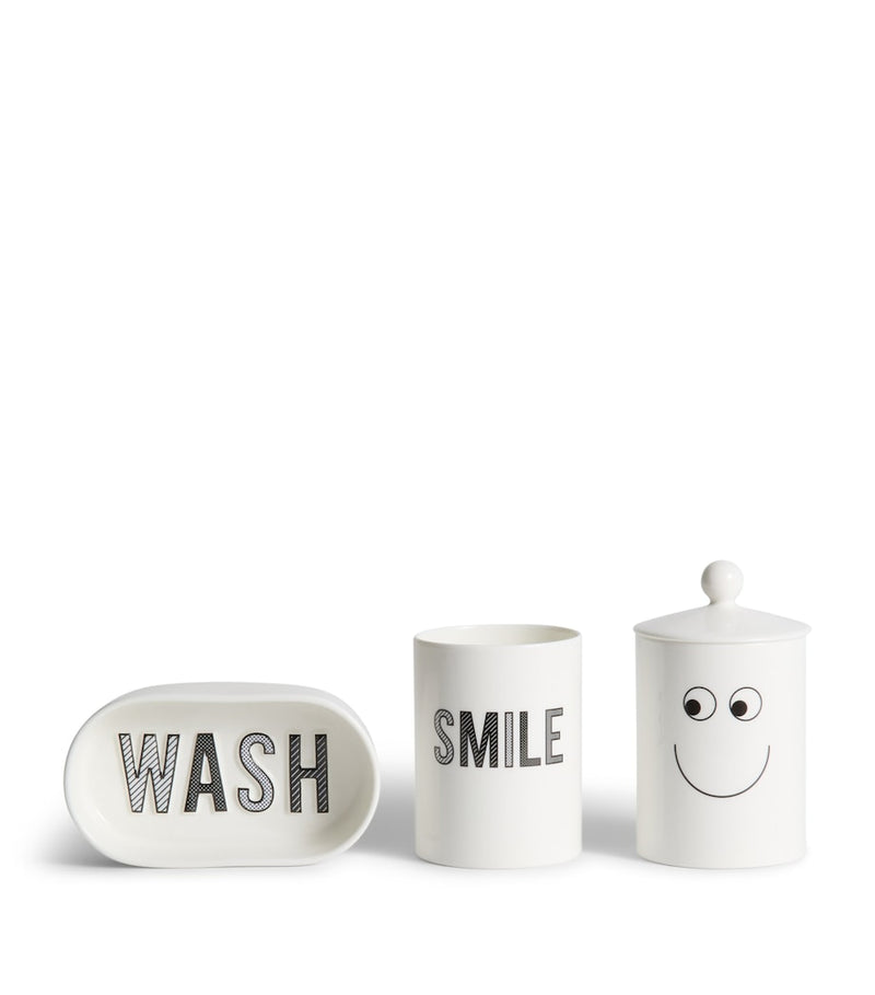 Anya Hindmarch Eyes bathroom set - British product
