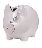 English Trousseau Kids Silver Plated Piggy Bank Pink - British product