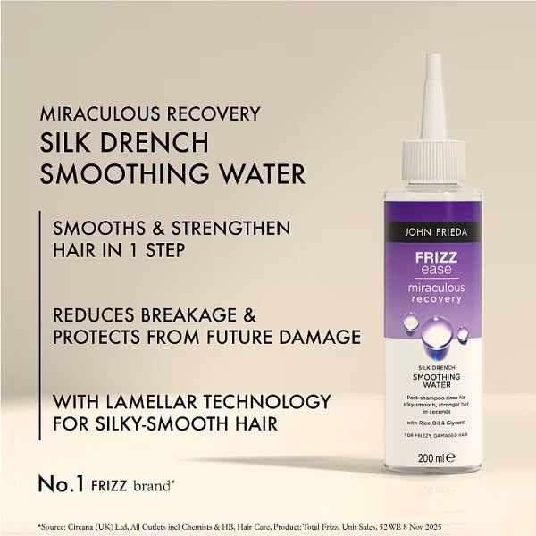 John Frieda Frizz Ease Smoothing Water 200ml, UK version
