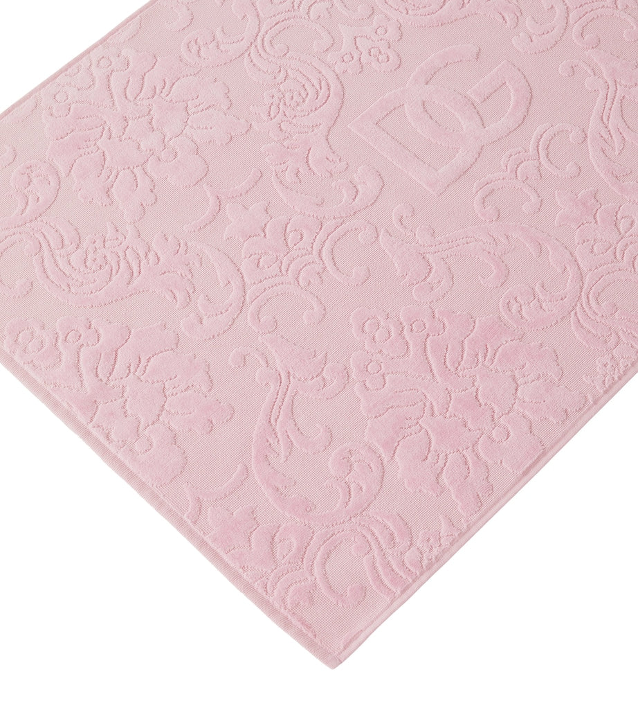 Dolce&Gabbana Casa Cotton Jacquard bath mat 87cm x 54cm - British product