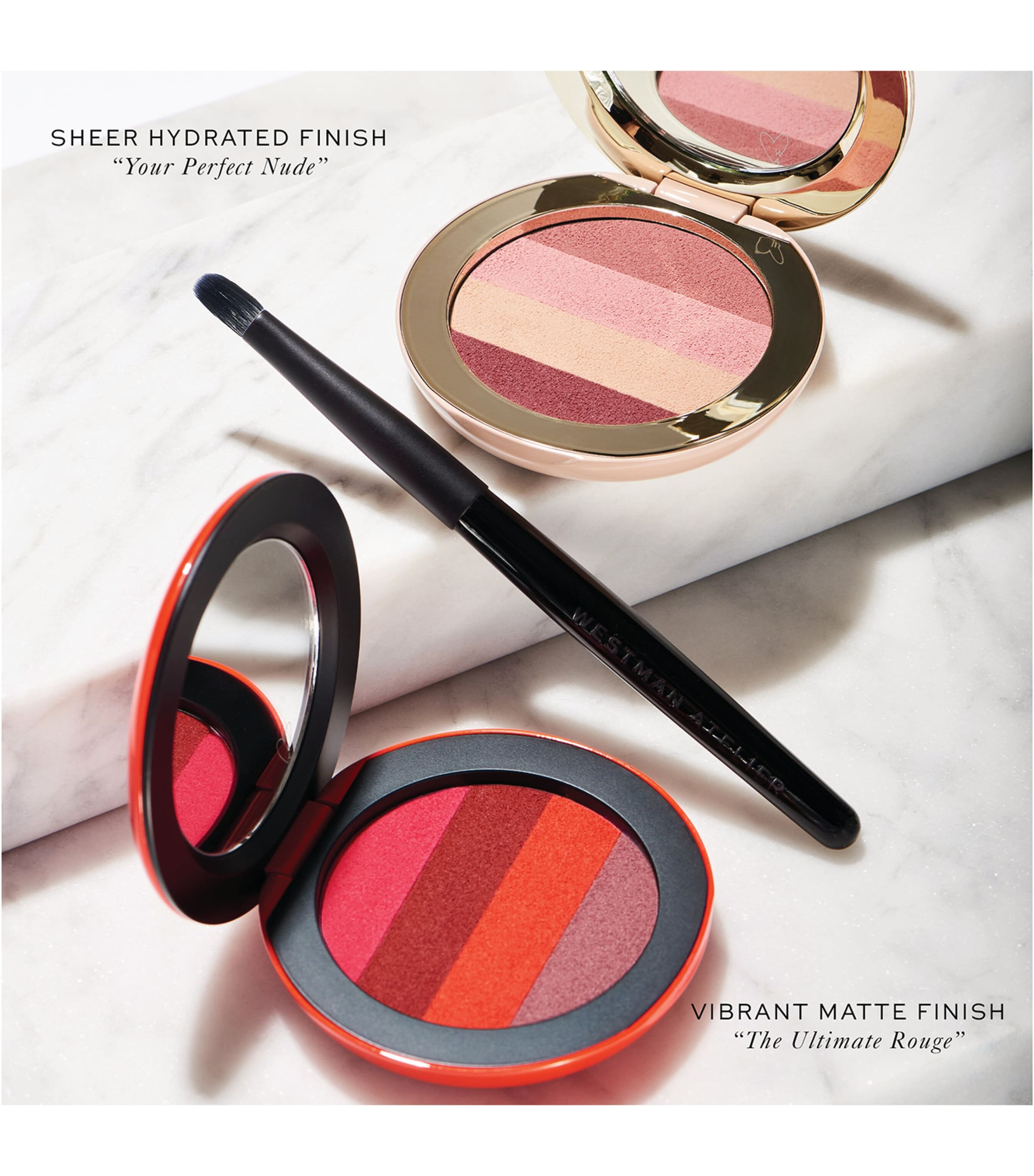 Westman Atelier lip suede palette (British brand)