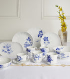 Royal Copenhagen Blomst Hosta oval dish 24cm, imported from the UK