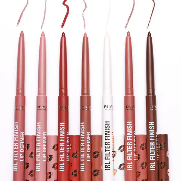 Revolution Filter Finish Lip Liner Cappuccino Nude, imported from the UK