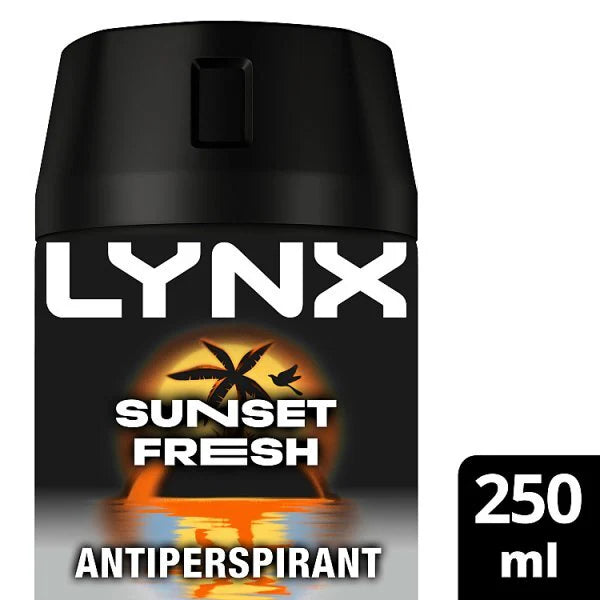 Lynx Sunset Fresh anti-perspirant spray 250ml, UK version