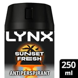 Lynx Sunset Fresh anti-perspirant spray 250ml, UK version