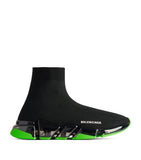 Knitted Sneakers with Ergonomic Sole and Lace-Up Fastening