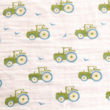 Ziggle Muslin Square Pastel Blue 3 Pack (British brand)