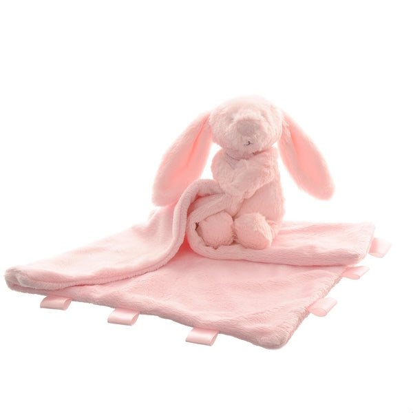 Ziggle comforter blanket pink bunny rabbit 30cm (British brand)