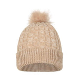 Mountain Warehouse womens pom pom faux fur lined beanie, imported from the UK