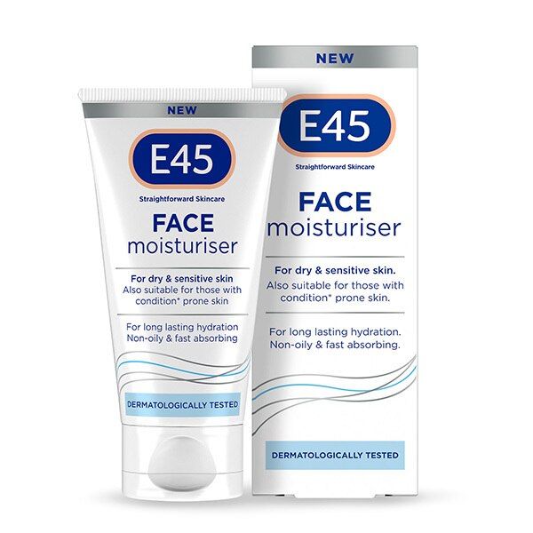 E45 Face Moisturiser For Dry &amp;amp; Sensitive Skin 50ml