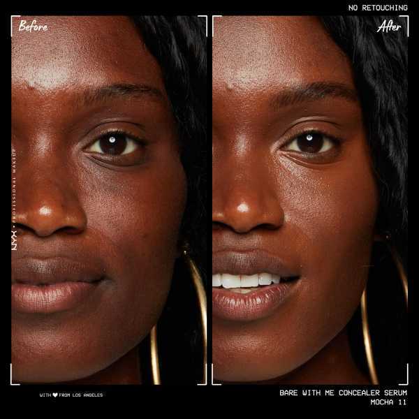 NYX Bare With Me Concealer Serum Mocha, imported from the UK