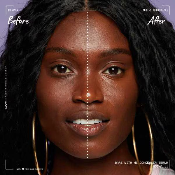 NYX Bare With Me Concealer Serum Mocha, imported from the UK