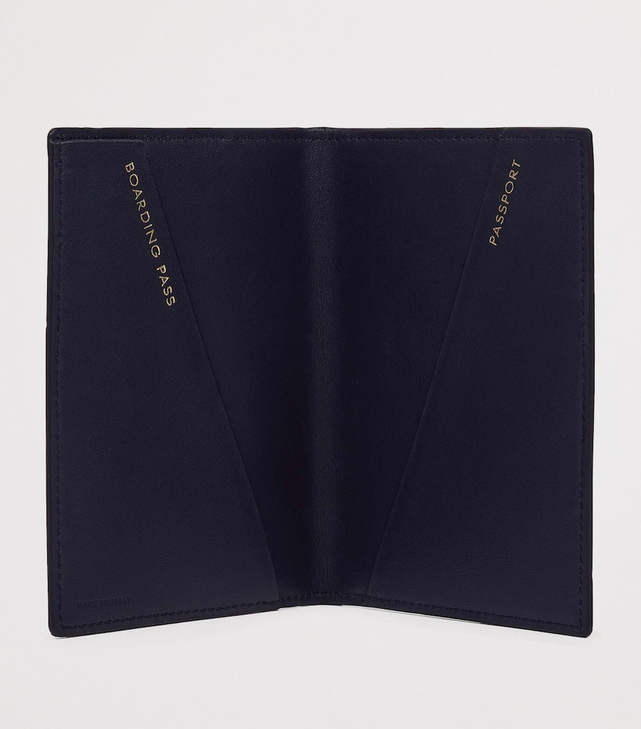 Smythson Panama Leather Stars passport cover (British brand)