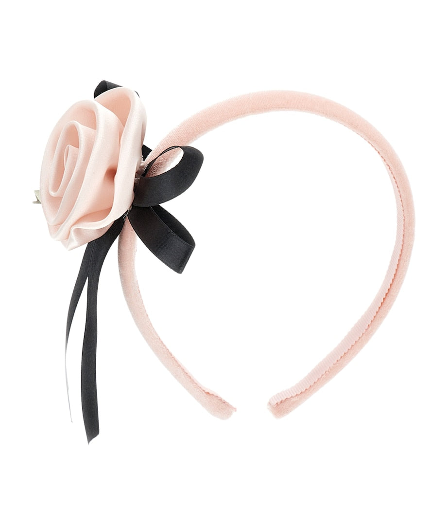 Corsage-Inspired Embellished Headband for Children