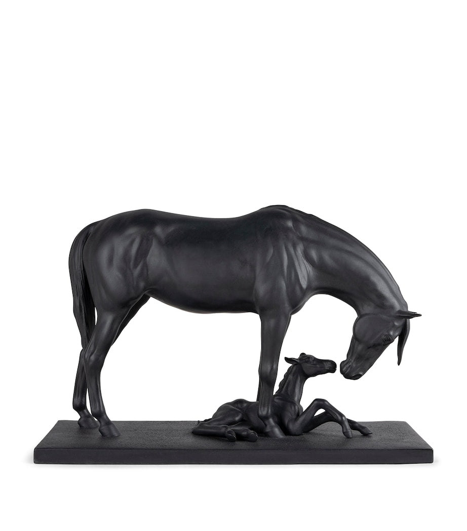Lladró Mare and Foal Figurine