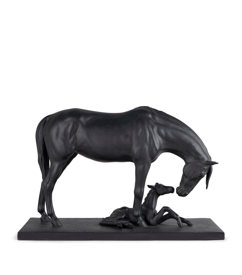 Lladró Mare and Foal Figurine