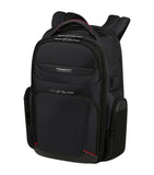 Scratch-Resistant Grained Leather Backpack with Buckle Fastening