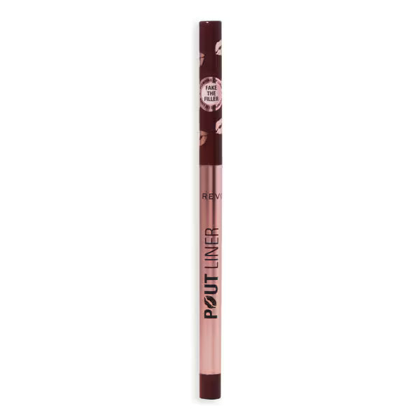 Revolution Pout Bomb Plumping Lip Liner Deepest Mauve, imported from the UK