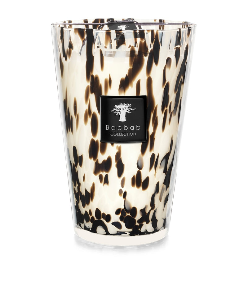 Baobab Collection Black Pearls candle 35cm - British product