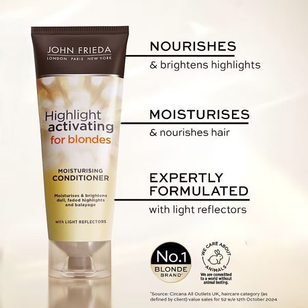 John Frieda Moisturising Conditioner Highlight Activating Blonde 250ml, UK version