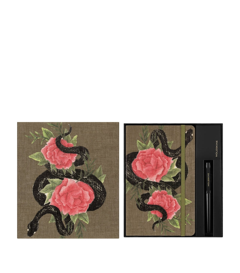 Moleskine Year of the Snake notebook and pen set, imported from the UK