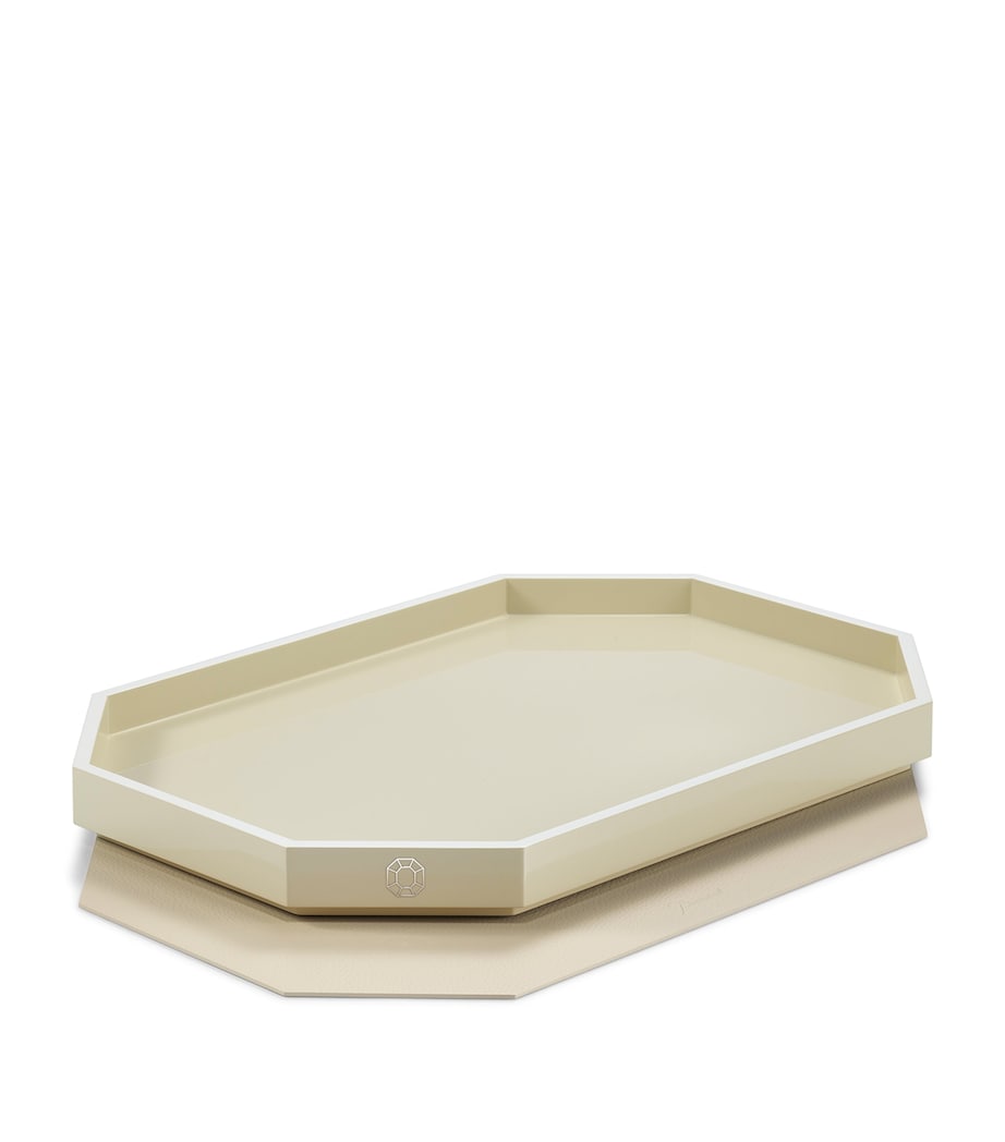 Baccarat Medium Octogone tray 46cm x 32cm - British product