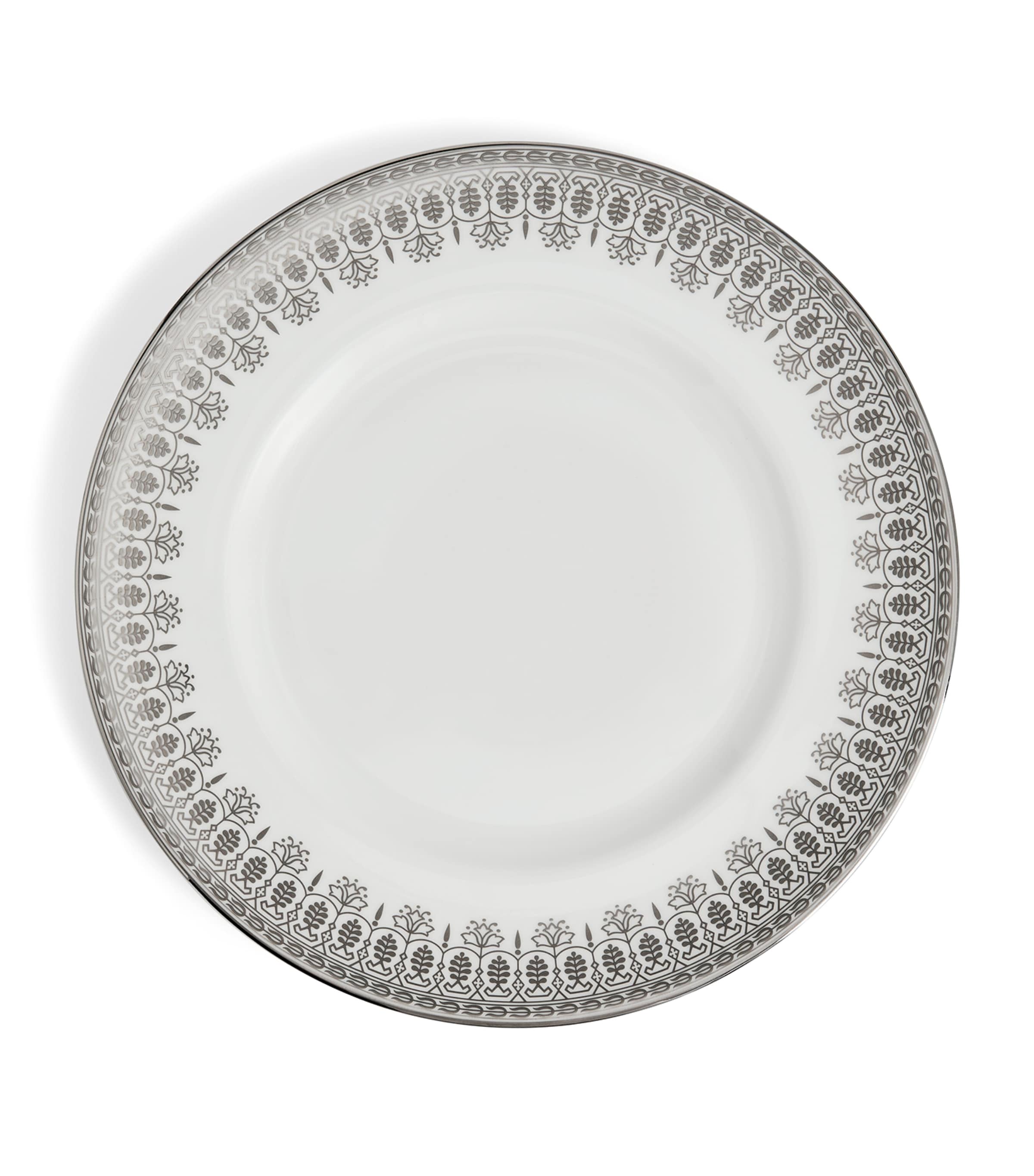 Wedgwood Bone China Silver Tonquin Plate (27cm)