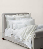 Ralph Lauren Home Penthouse White Square Oxford Sham Pillowcase (65cm x 65cm)