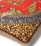 Versace Virgin Wool Wild Cats Cushion (60cm x 60cm)
