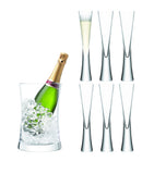 LSA International Moya Champagne serving set, UK version
