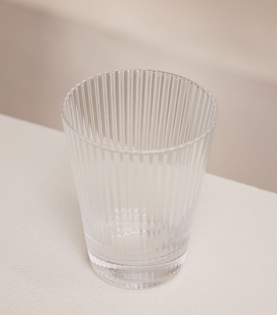 Soho Home fluted water glasses set of 4, 280ml capacity (British brand)