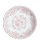 Burleigh Pink Asiatic Pheasants porcelain breakfast cup and saucer set - British product