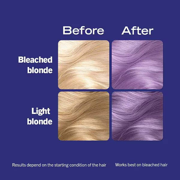 DNR LIVE purple hair dye lilac crush - British product