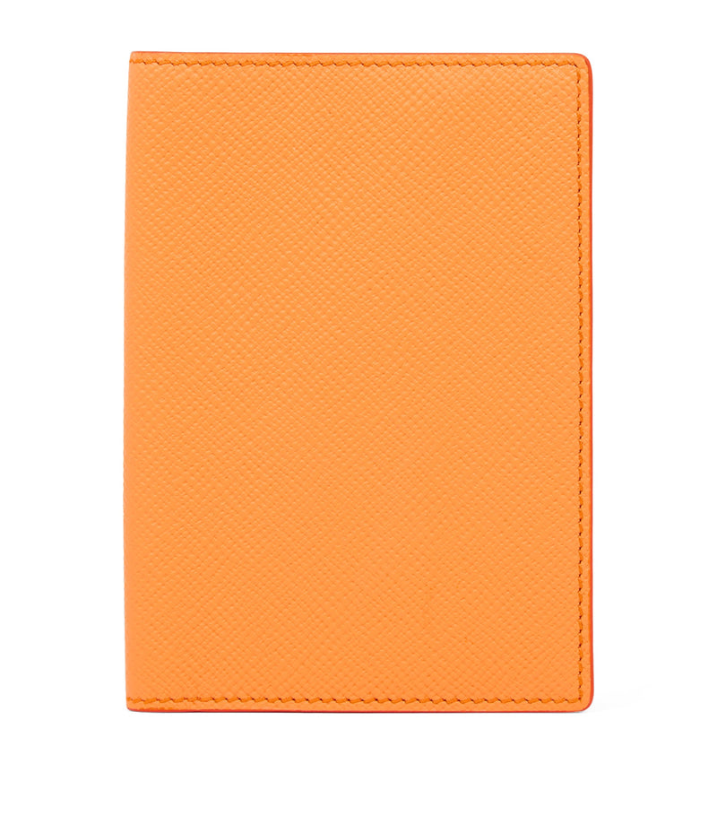 Smythson calfskin Panama passport cover (British brand)
