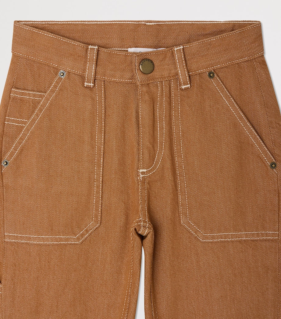 Bonpoint cotton cargo trousers for ages 10-14 years - British product