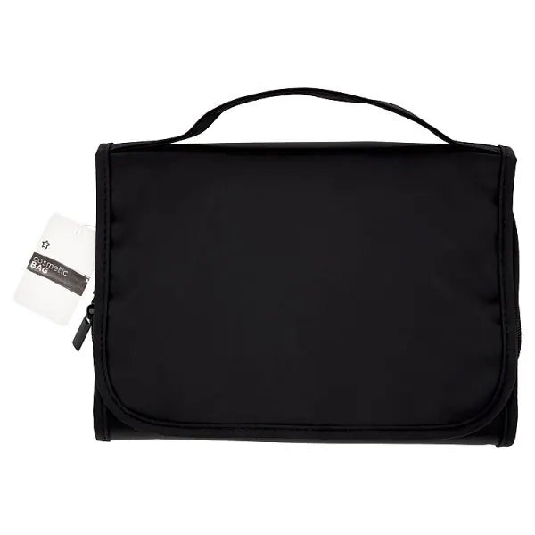 Superdrug Black Rollout Cosmetic Bag for Travel (British brand)