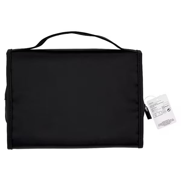 Superdrug Black Rollout Cosmetic Bag for Travel (British brand)