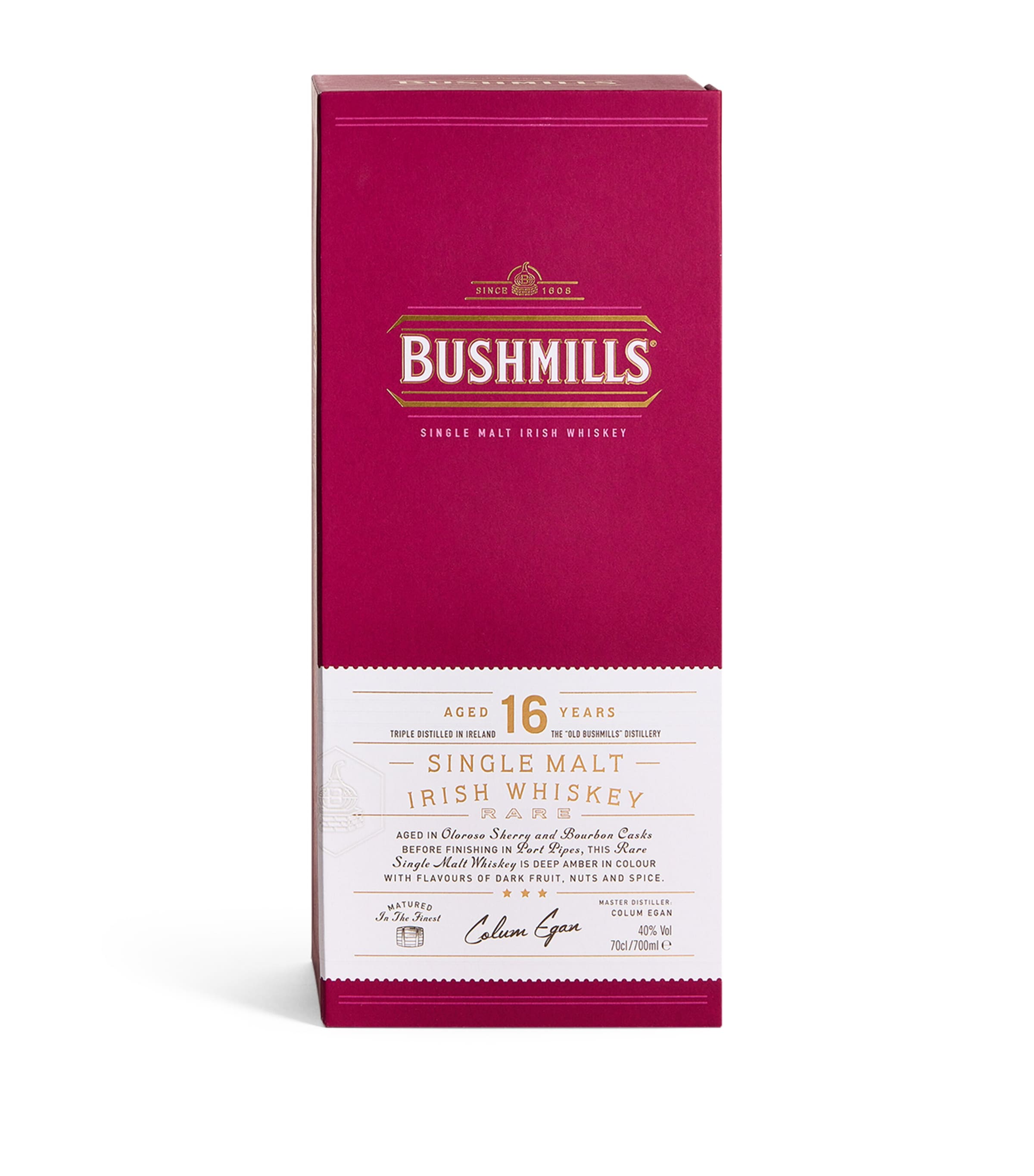 Bushmills 16-Year-Old Single Malt Irish Whisky 70cl - British product