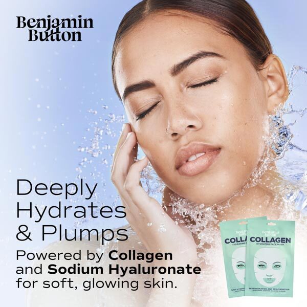 Benjamin Button Anti-Ageing Collagen Sheet Mask Pack of 5 - British product