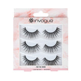 Invogue Multipack False Eyelashes 3 pairs, imported from the UK