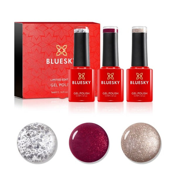 Bluesky Mini Trio Triple The Magic Glitter Gel Polish - British product