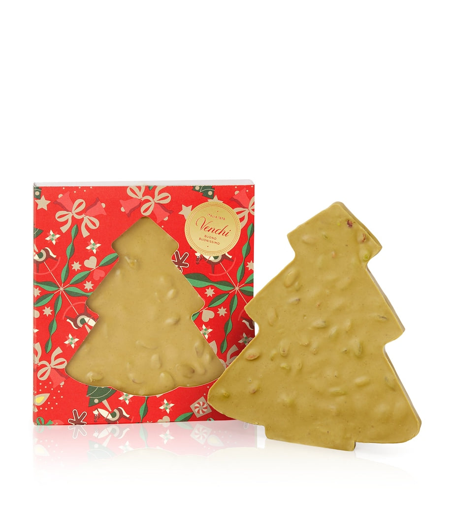 Venchi 1878 white chocolate and pistachio bar 200g (British brand)