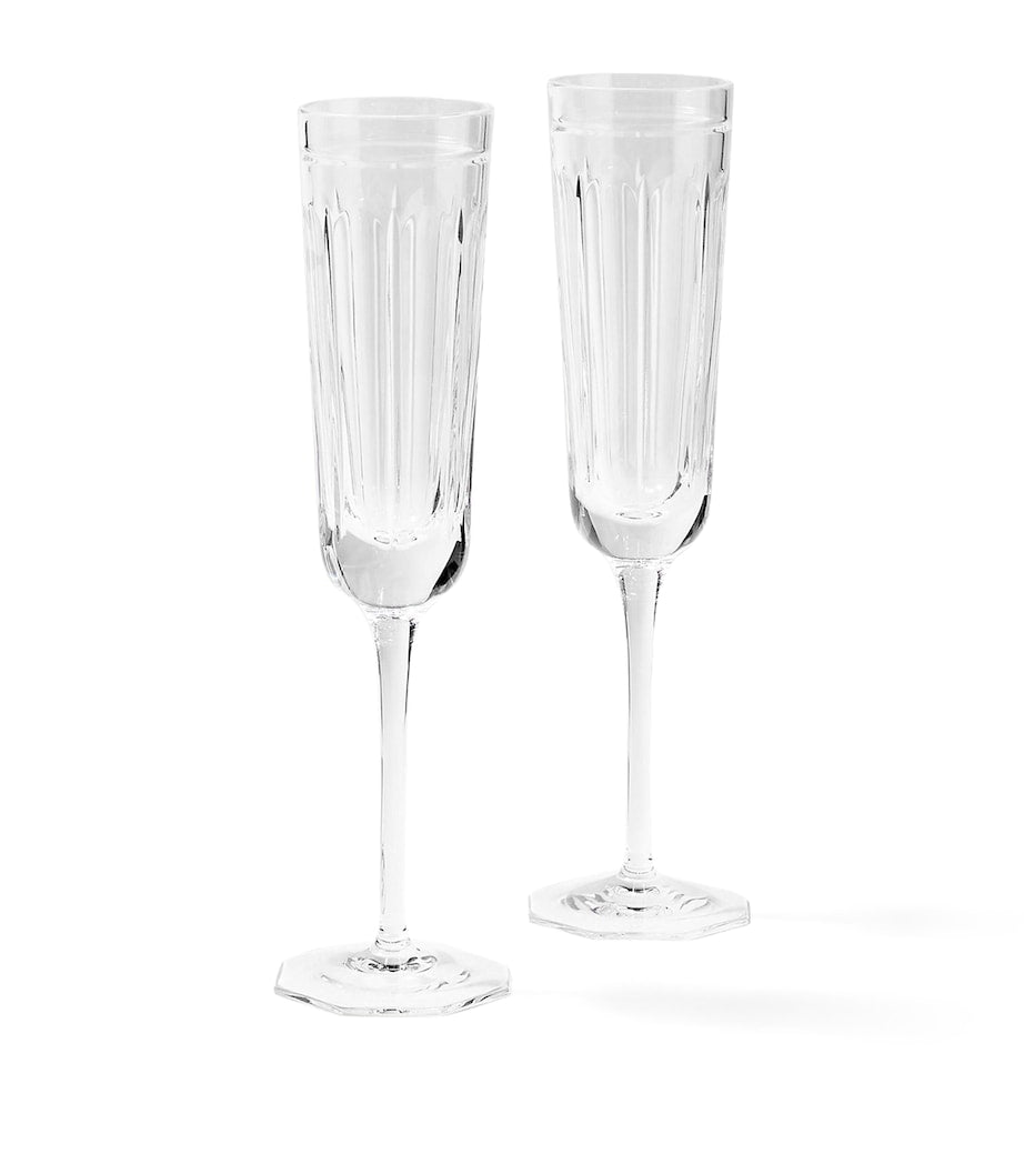 Ralph Lauren Coraline Champagne Flutes set of two, imported from the UK