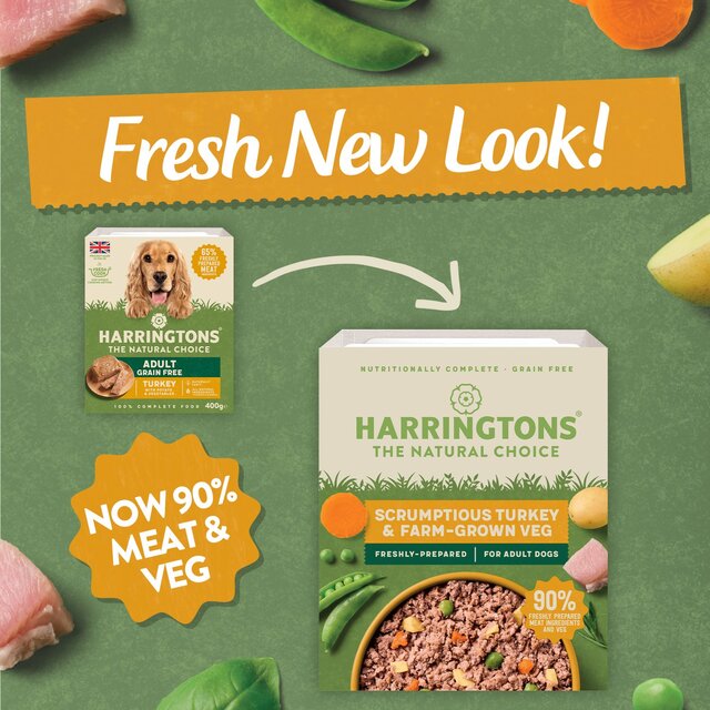 Harringtons Grain Free Turkey & Potato with Vegetables   400g - McGrocer